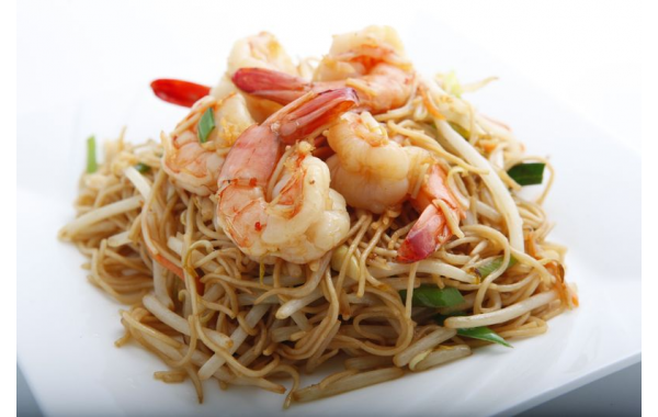 A1 Nouilles sautées aux crevettes